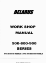 Thumbnail WORKSHOP MANUAL BELARUS TRACTORS