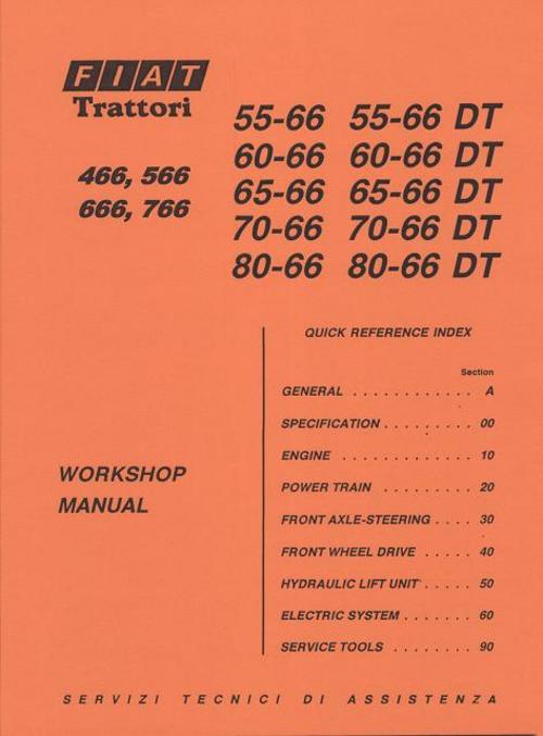 Product picture WORKSHOP MANUAL FIAT TRACTOR
