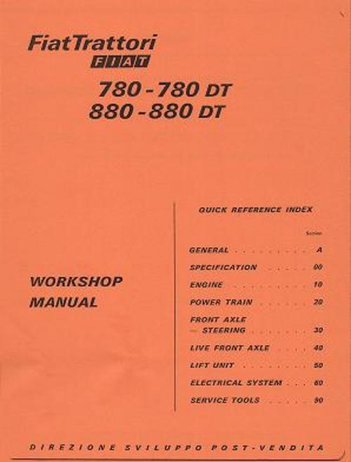Product picture Workshop Manual Fiat Tractors